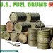 55 gallon American fuel drums